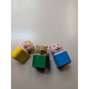 Rare Vintage Talking Storytime Sorter Texas Instruments Three Little Pigs Toy 92